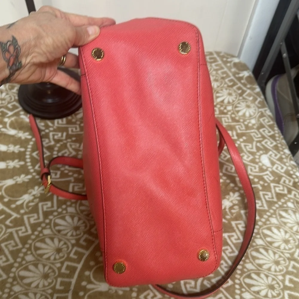 Michael Kors Greenwich Large Tote Grab Bag Watermelon/Luggage/Tote/Crossbody